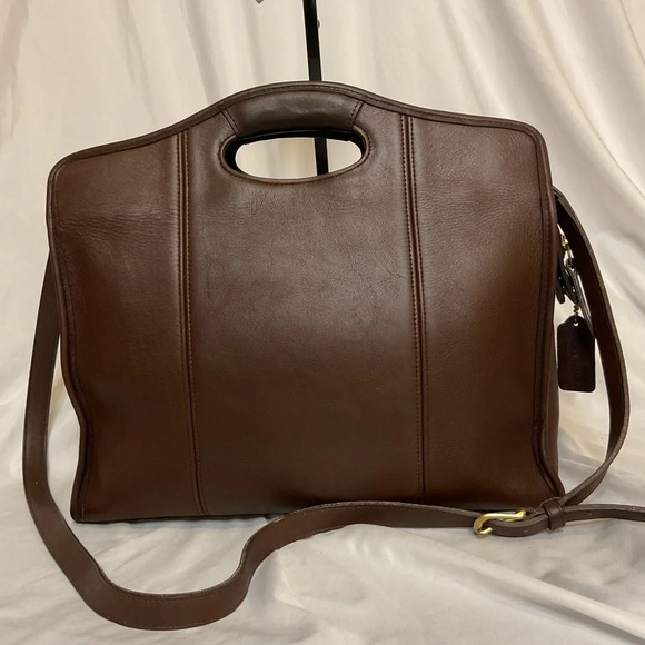 Coach Vintage Large Shopper zip top Tote #9995 from 1996 - Picture 2 of 12